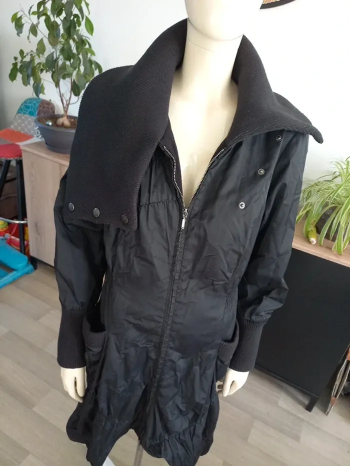 Manteau noir femme 44/46 - photo numéro 4