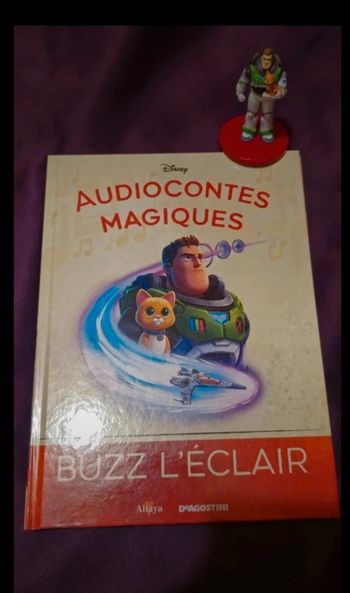 Buzz l'éclair collection audiocontes Magiques Disney Altaya audio conte magic livre & figurine