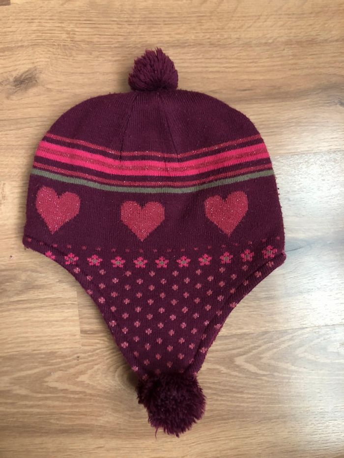 Bonnet fille Sergent Major type péruvien 55-56 cm - photo numéro 2