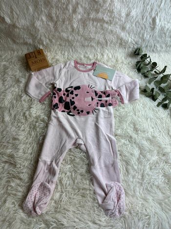 Pyjama velours rose Boboli taille 18 mois