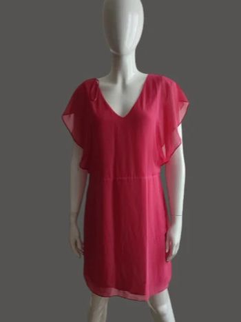 Robe rose Naf Naf 38 portée 1 fois