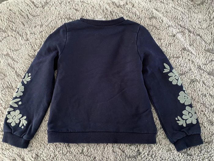 Pull bleu avec broderies Carrément Beau - taille 6 ans - photo numéro 6