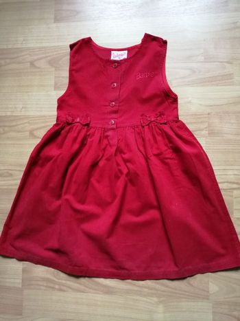 Robe rouge Barbie 5 ans