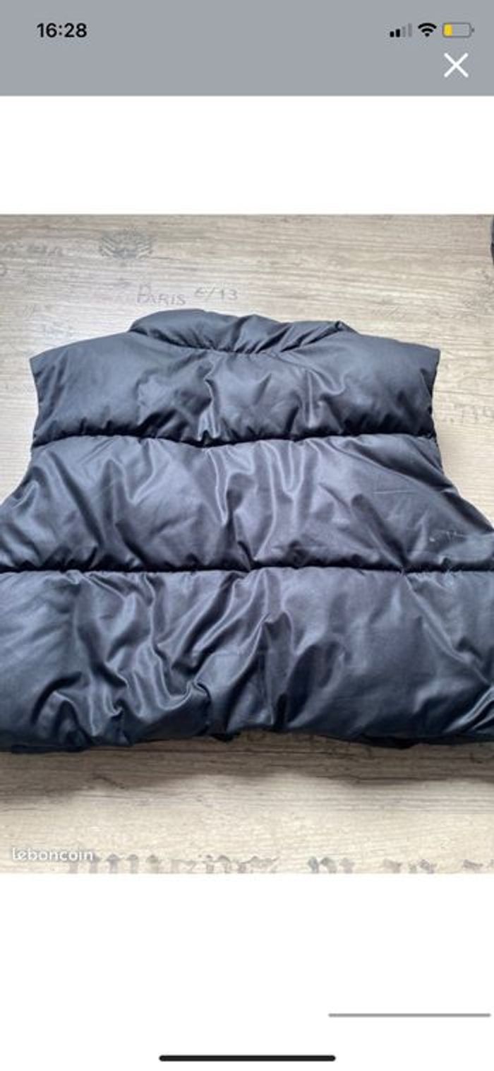 Veste noir simple sans manche - photo numéro 3