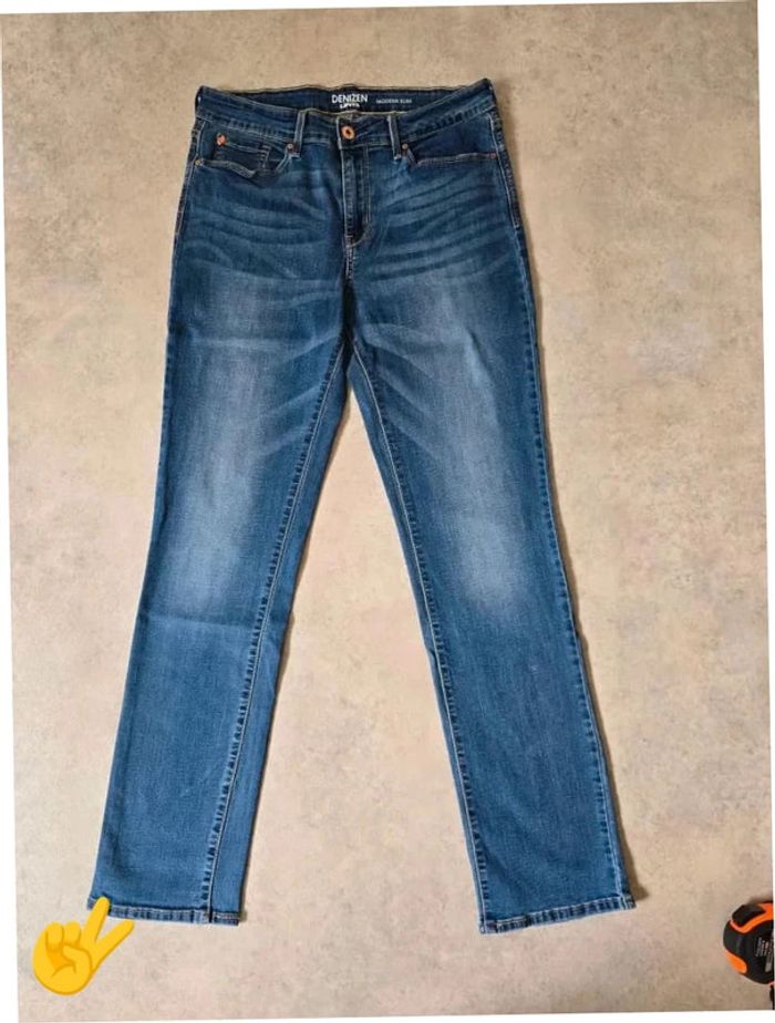 Jean Levi's denizen modern slim W29|FR38 L34 coupe droit bleu Femme-Women pan362 - photo numéro 3