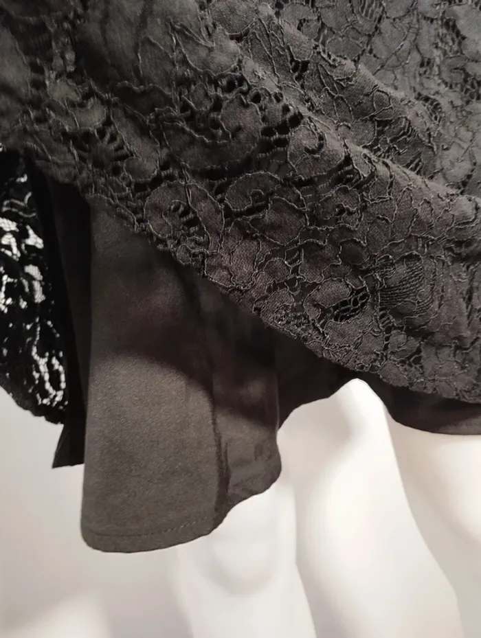 Robe Yumi noire effet "dentelle" taille 44 - photo numéro 7
