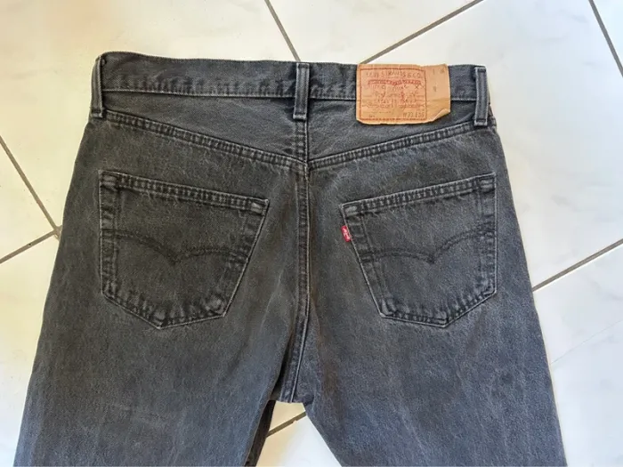 Jean noir Levi’s 501 homme w33 L36 Tbe - photo numéro 3