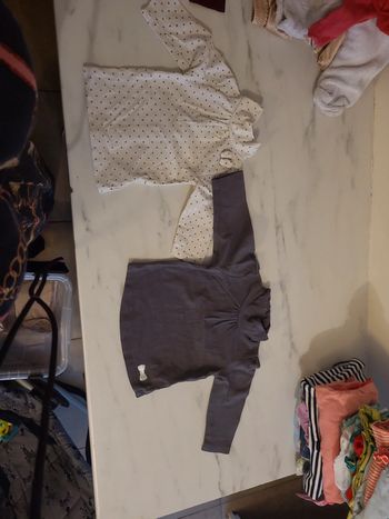 Lot 2 sous-pull fille 3 mois