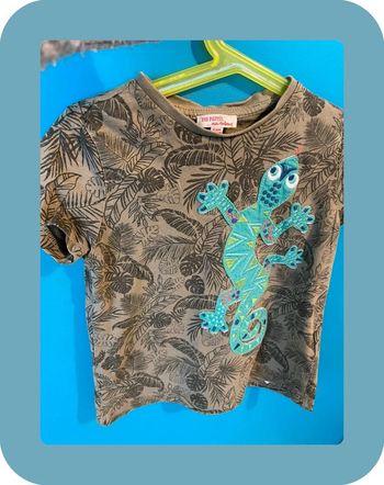 Joli t-shirt manches courtes garçon 4 ans DPAM