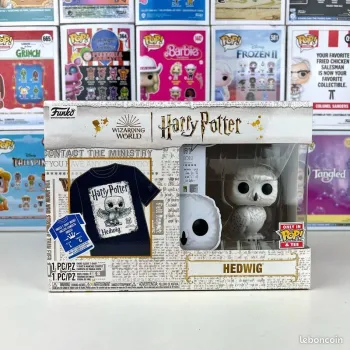 Funko Pop Harry Potter - Pack T-shirt + Pop Hedwig / Collection Exclusif