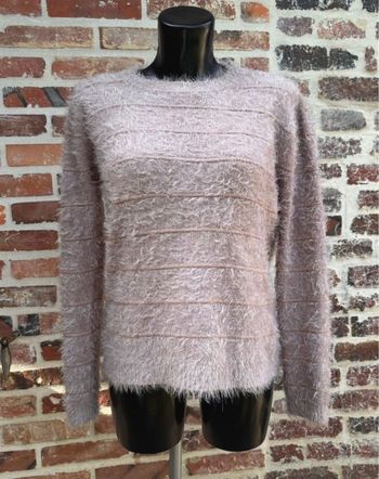 Pull soyeux rose T42-44 • Buisdaei