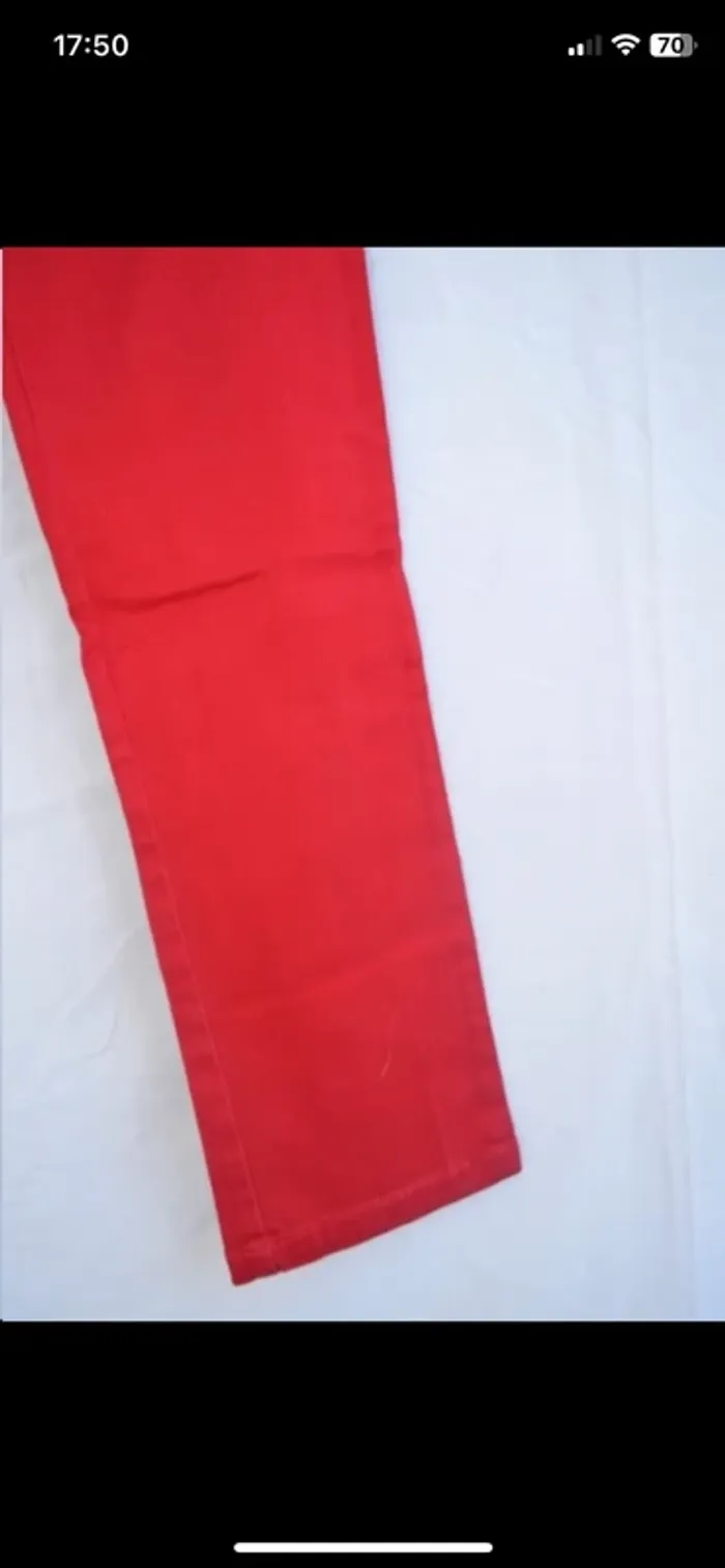Pantalon rouge - photo numéro 5