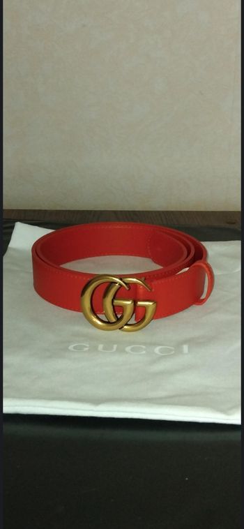 Ceinture gucci femme rouge neuve