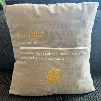 Housse de coussin personnalisée 