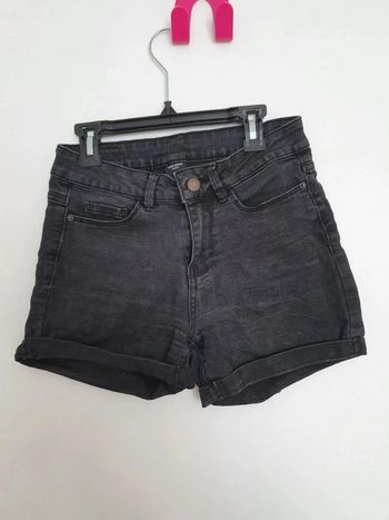 Short jeans denim noir veromoda taille XS 34