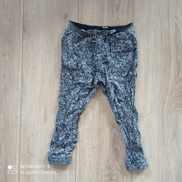 Pantalon marine à motifs 4ans - photo numéro 2