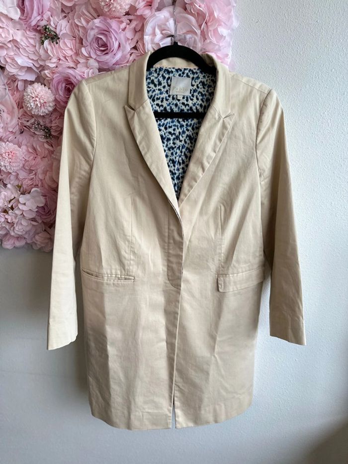 Veste beige façon trench taille 38 - Pablo - photo numéro 5