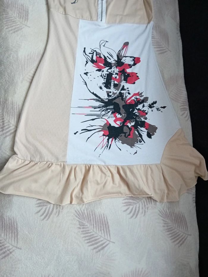 Robe Été 38/M Beige et Blanche - photo numéro 3