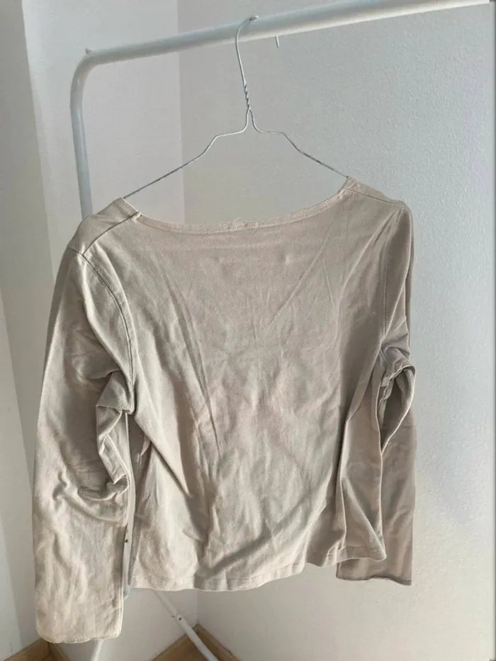 Top beige crème - photo numéro 5