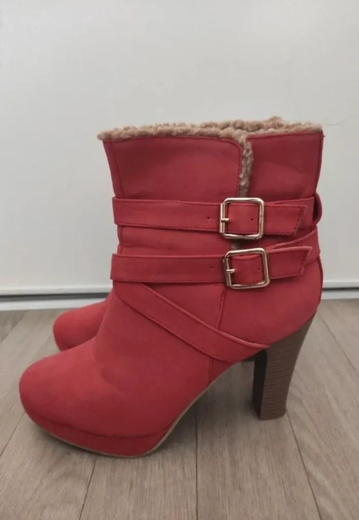 Bottines avec moumoute