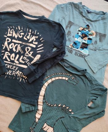 Lot de 3 tee-shirt manches longues 6 ans