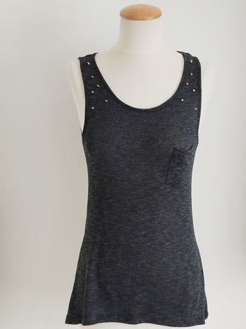 Débardeur gris clous doré Vero Moda taille 36 