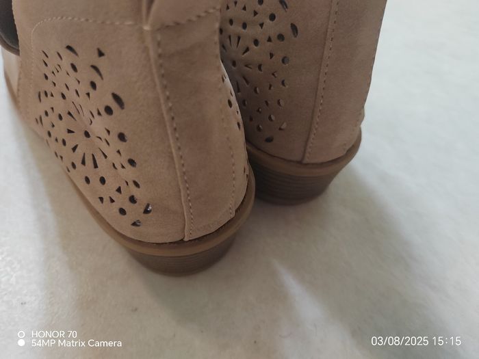 Bottines aspect daim - photo numéro 5