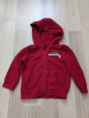 Gilet zippé garçon 3 ans