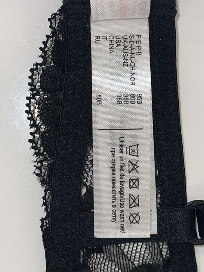 Soutien gorge noir/chair 95B - photo numéro 6