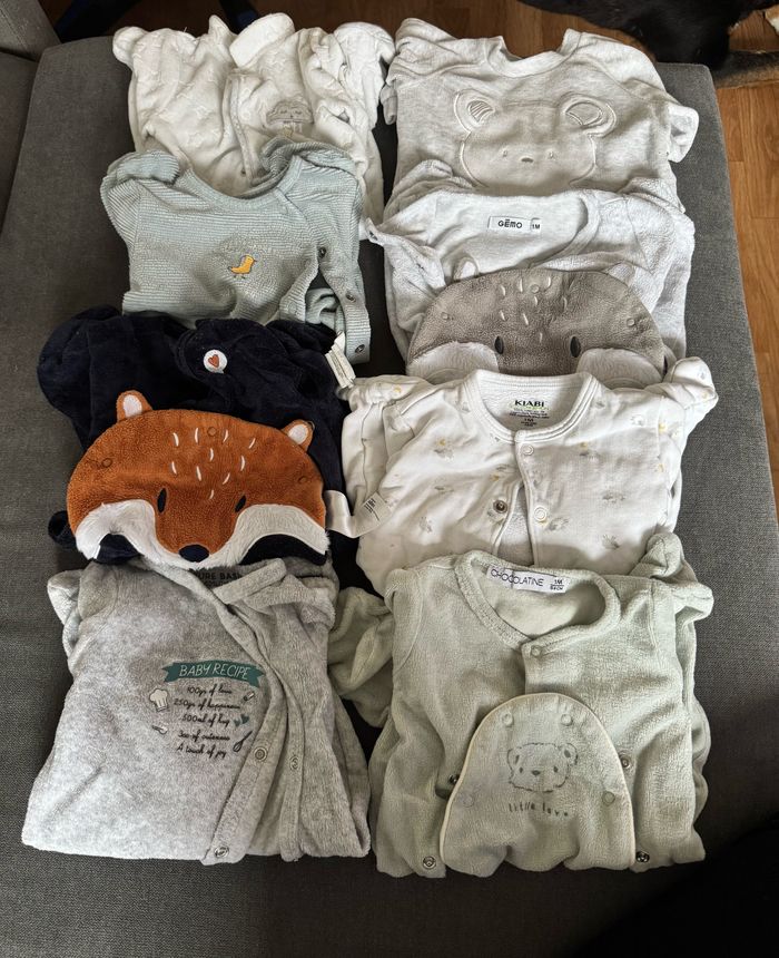Lot de vêtements garçon 1 mois - photo numéro 10