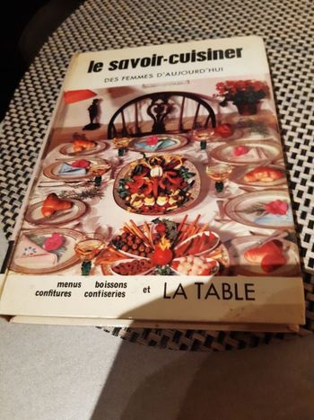 Livre de cuisine ancien