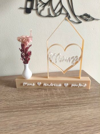 “Décoration Mama fête des mères cadeau plastique personnalisé”