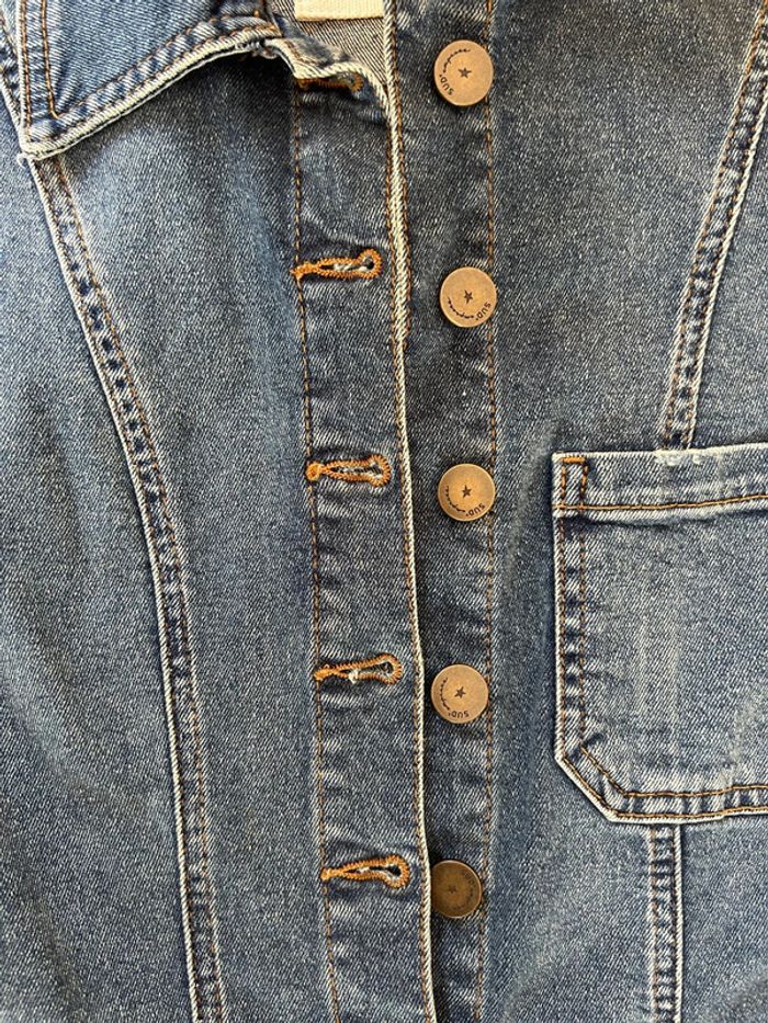 Combinaison en jeans Sud express taille 38 - photo numéro 3