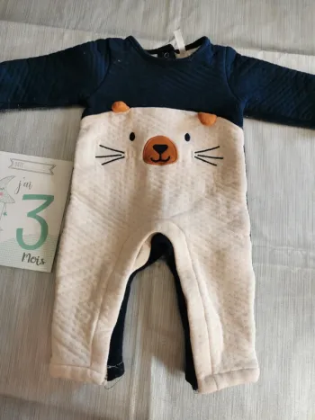 Pyjama combinaison 3 mois