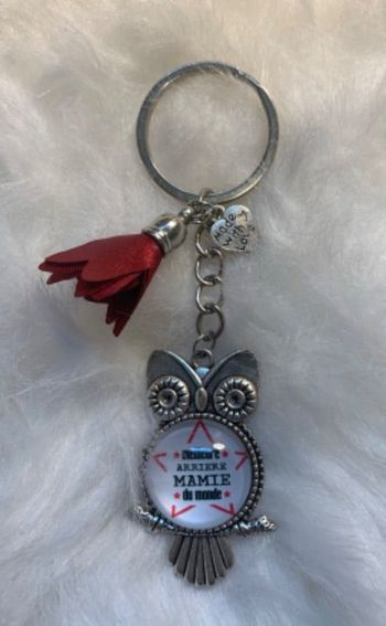 Porte-clés meilleure arrière mamie du monde