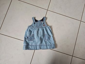 Robe bébé jean 6 mois Sergent major BBF2