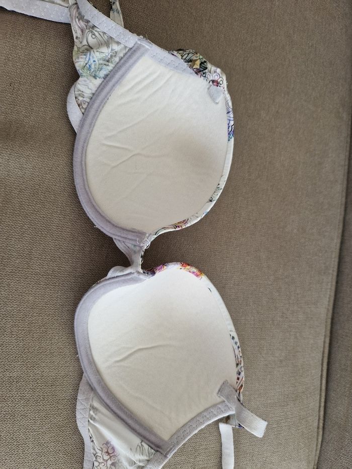 Soutien gorge blanc à motifs colorés Antigel - photo numéro 8