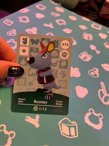 Carte Amiibo  Animal  Crossing - Série 3 - 270 - Mike