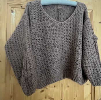 Lot de 2 pulls laine grosse maille