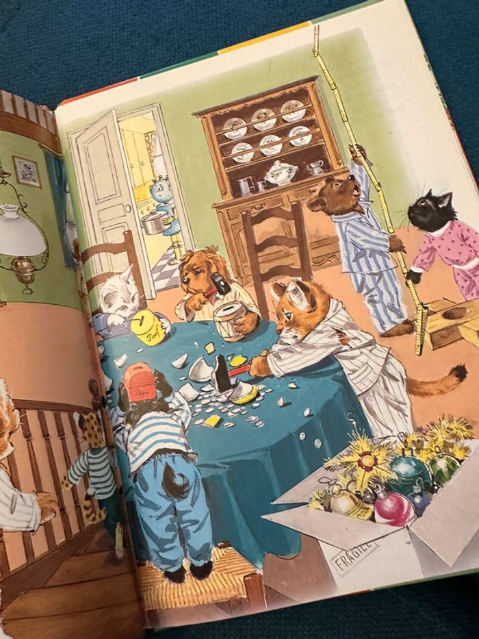 Livre album Le Noël de Caroline bd Pierre Probst état satisfaisant - photo numéro 2