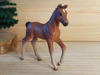 Schleich pouliche marron Figurine animal équidé
