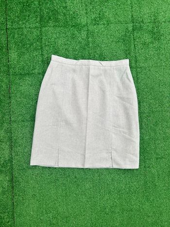 Jupe crayon Pimkie grise fente 100% polyester M 38 courte