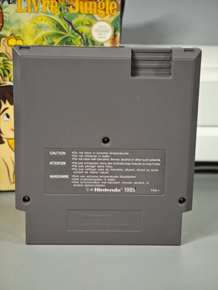 Jeu Nintendo NES : Le livre de la jungle / Jungle Book avec boite - photo numéro 4