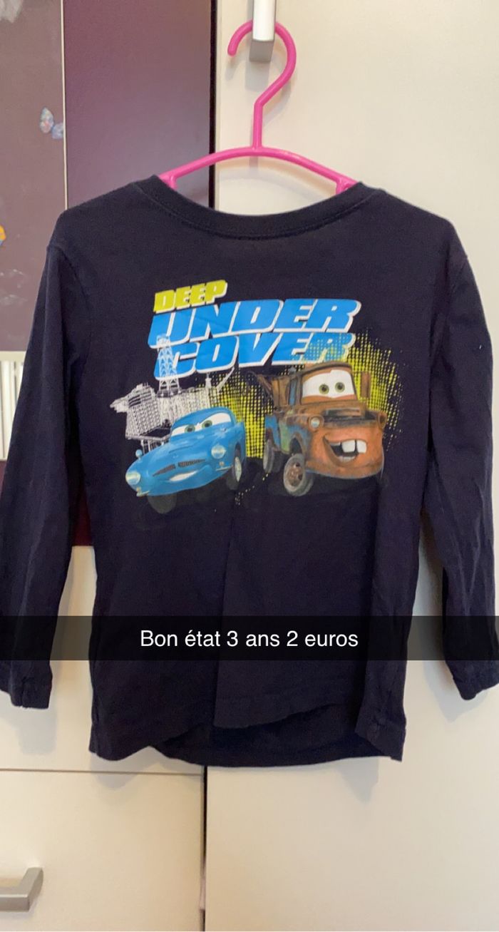 T-shirt manches longues cars