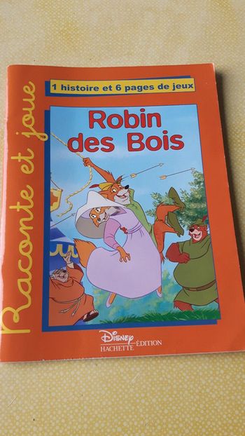 Livre raconte et joue Robin des bois disney