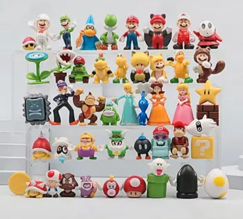 Lot de 48 Figurines Mario
