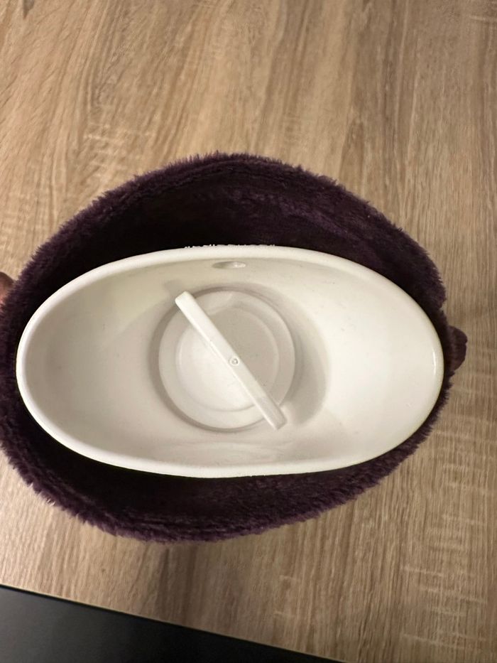 Bouillotte avec housse polaire violette – Fleur de Vie – parfait  état - photo numéro 7