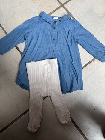 Robe jeans 4/6 mois 