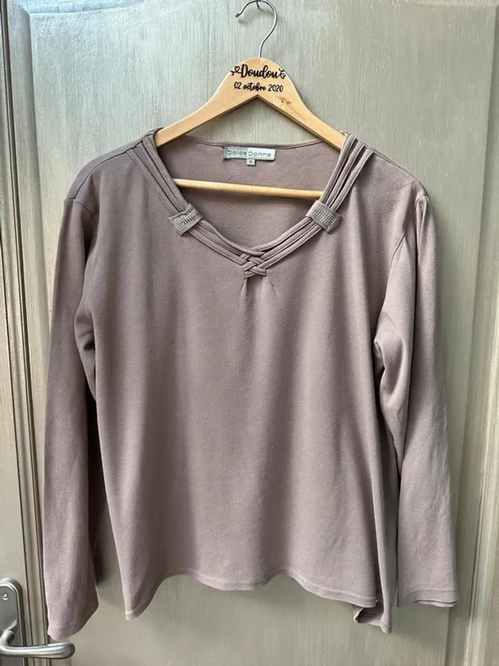 T-shirt manche longue Dolce Donna taille M