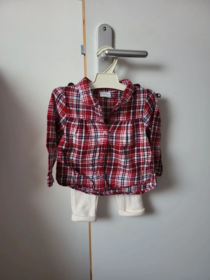 Ensemble bébé fille tape à l'œil 12 mois très bon état